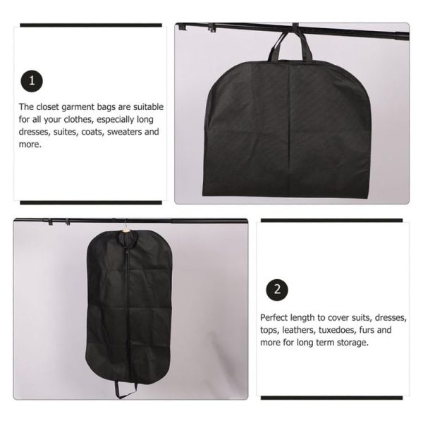 Non-woven Coat Suit Thickened Dust Bag, Color: White 60x100cm - Image 3