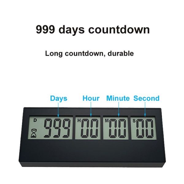 PS-110 LCD Screen Digital Display Date Countdown Timer 999 Days Timer - Image 4