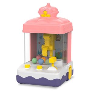 Children Mini Grabbing Ball Machine Small Grabber Twister Toys (Pink)