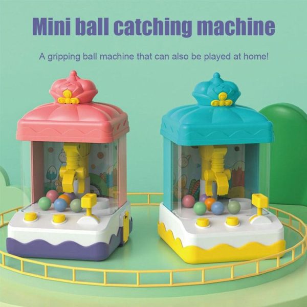 Children Mini Grabbing Ball Machine Small Grabber Twister Toys (Pink) - Image 4