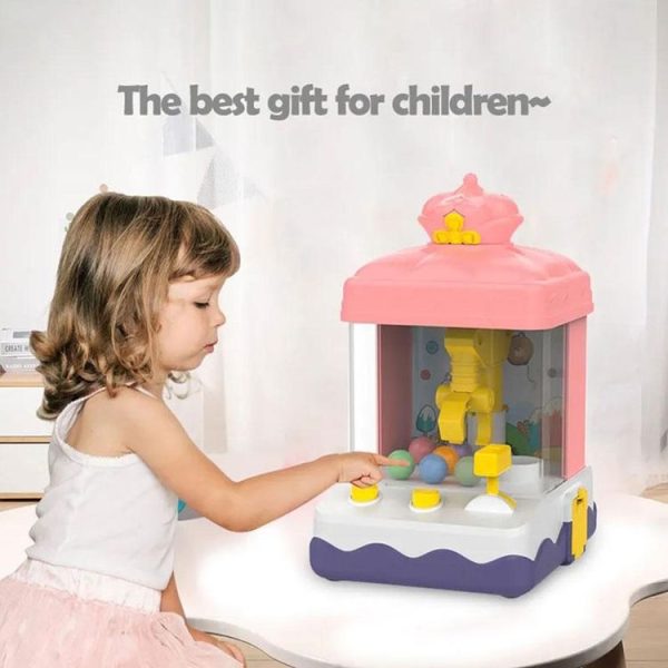 Children Mini Grabbing Ball Machine Small Grabber Twister Toys (Pink) - Image 8