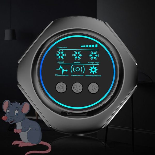 219 Intelligent Ultrasonic Multi-dimensional Frequency Conversion Home Indoor Mouse Repeller (Black) - Image 14