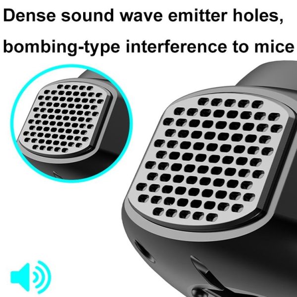 219 Intelligent Ultrasonic Multi-dimensional Frequency Conversion Home Indoor Mouse Repeller (Black) - Image 7