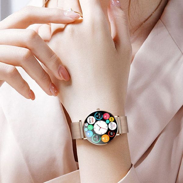 T8 1.3-inch Heart Rate / Blood Pressure / Blood Oxygen Monitoring Bluetooth Smart Watch, Color: Gold - Image 15