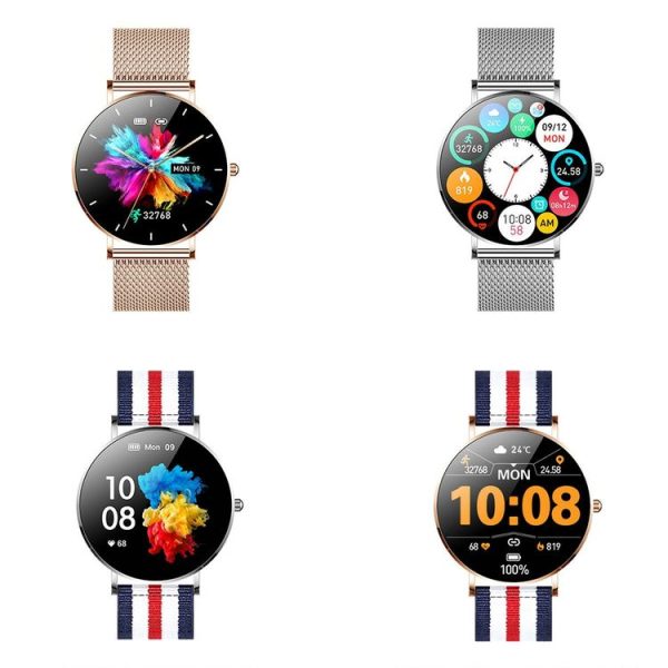 T8 1.3-inch Heart Rate / Blood Pressure / Blood Oxygen Monitoring Bluetooth Smart Watch, Color: Gold - Image 2
