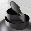 Disposable Plastic Toilet Temporary Simple Site Construction Squatting Toilet, Specification: White Without Cover - Image 3
