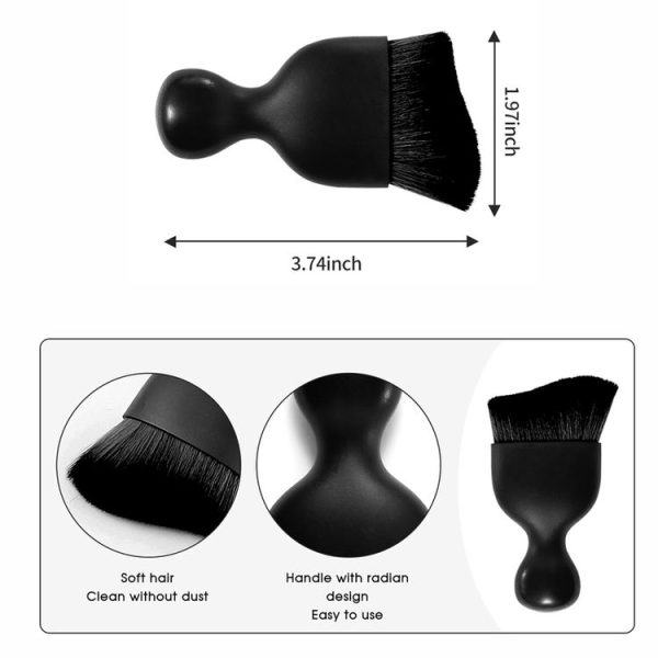 2pcs Car Interior Cleaning Brush Air Outlet Gap Dust Removal Brush, Color: OPP Black - Image 2