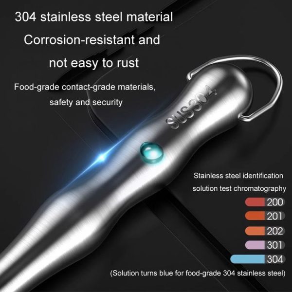 304 Thickened Lengthened Steel Wire Pot Brush Stainless Steel Cleaning Brush For Kitchen (With Hook) - Image 8
