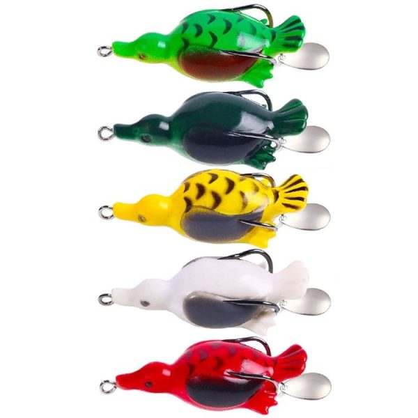 5colors / Set HENGJIA FO017 Lua Thunder Brogue Dummy Bait Blackfish Sequins Fishing Bait, Size: 6.8cm 11.5g