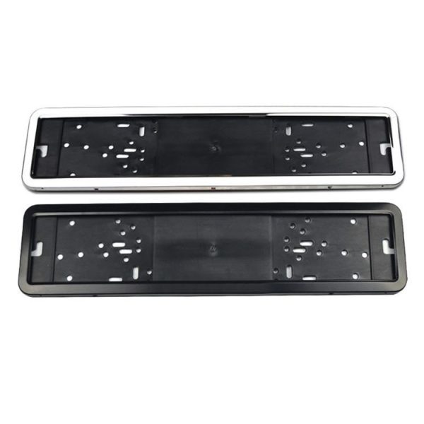 European / Russian / Ukrainian Stainless Steel License Plate Frame (8K Mirror) - Image 3