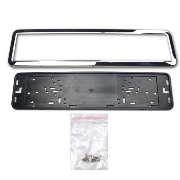 European / Russian / Ukrainian Stainless Steel License Plate Frame (8K Mirror) - Image 4