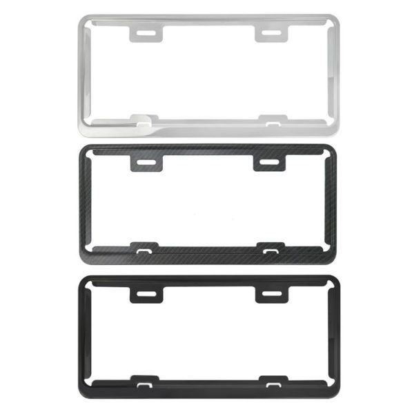 Taiwan Car License Plate Stainless Steel Frame, Specification: Stainless Steel 8K Mirror - Image 2