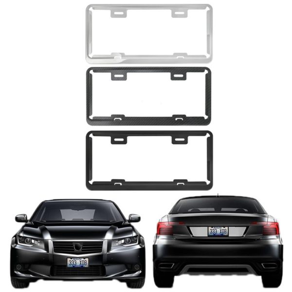 Taiwan Car License Plate Stainless Steel Frame, Specification: Stainless Steel 8K Mirror - Image 5