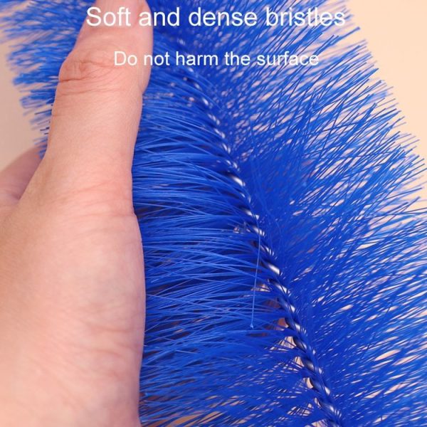 2pcs Bendable Fan Cleaning Brush Household Sofa Dusting And Removing Cleaner (Gray) - Image 5