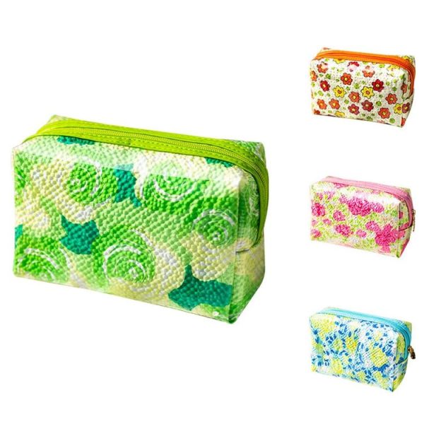 BeiLian Waterproof Cosmetic Bag Portable Toiletries Storage Bag Travel Washing Pouch (Blue) - Image 2
