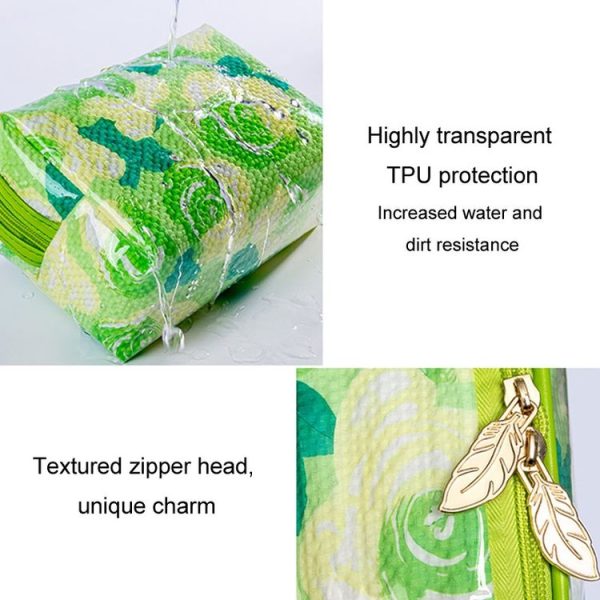 BeiLian Waterproof Cosmetic Bag Portable Toiletries Storage Bag Travel Washing Pouch (Blue) - Image 4