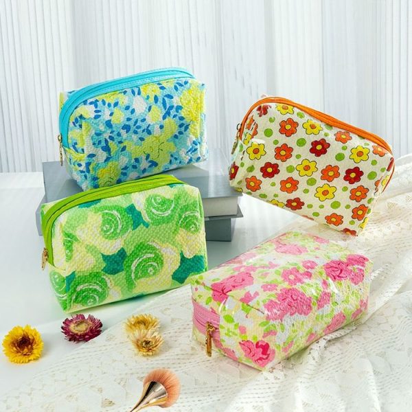 BeiLian Waterproof Cosmetic Bag Portable Toiletries Storage Bag Travel Washing Pouch (Blue) - Image 5