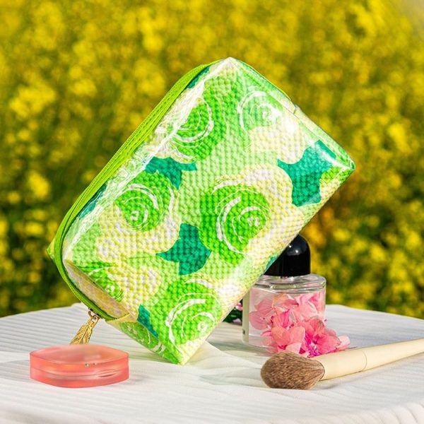 BeiLian Waterproof Cosmetic Bag Portable Toiletries Storage Bag Travel Washing Pouch (Blue) - Image 6