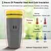 Twizz Cup Without Lid Leak Proof Travel Mug With Straw, Style: Yellow Santa Claus - Image 4