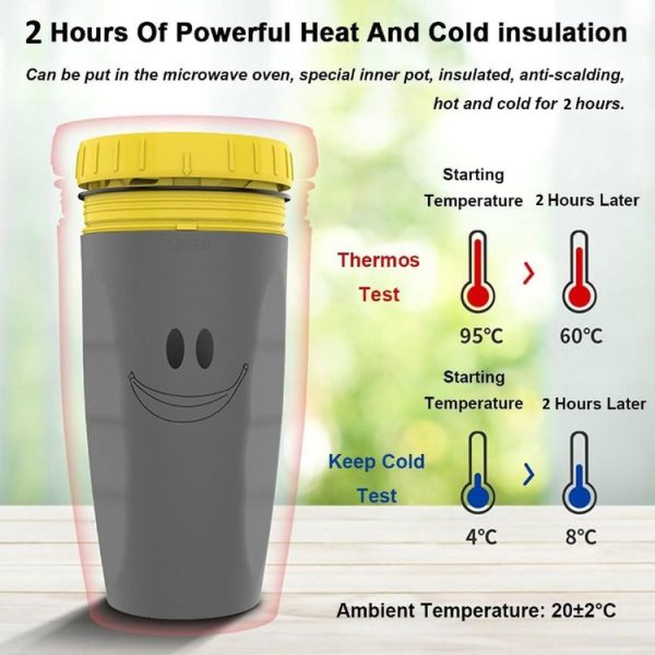Twizz Cup Without Lid Leak Proof Travel Mug With Straw, Style: Yellow Santa Claus - Image 4