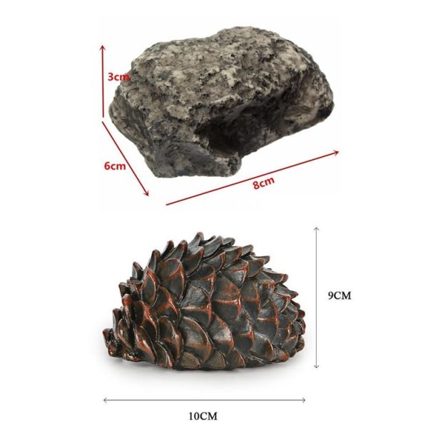 Simulated Stone Pine Nut Safe Key Box For Hiding Private Money, Shape: Stone - Image 2