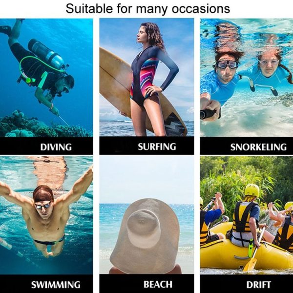3mm Waterproof Long Beach Diving Socks Warm Non-slip Snorkeling Socks, Size: XS (Black) - Image 9