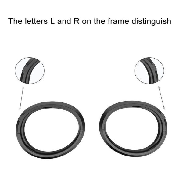 Apple Vision Pro Magnetic Frame VR Glasses Smart Accessories, Style: Single Frame - Image 4