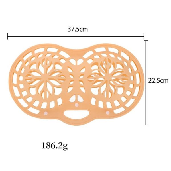 Silicone Bra Laundry Bag Anti-Distortion Filter Washing Protective Bag For Washing Machine (Gray) - Image 4