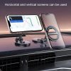 D38 Letter E Magnetic Folding Car Phone Holder Rotatable Dashboard Stick-On Navigation Stand - Image 9