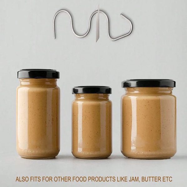 Stainless Steel Peanut Butter Stirrer Food Grade Material Kitchen Butter Jam Stirring Tool (Updated Model) - Image 6