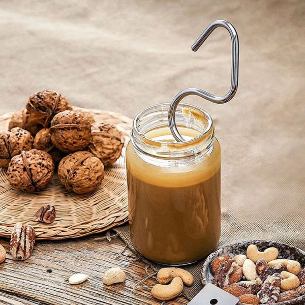 Stainless Steel Peanut Butter Stirrer Food Grade Material Kitchen Butter Jam Stirring Tool (Updated Model) - Image 8