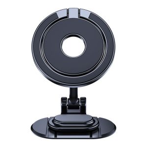 D50-1 Magnetic Folding Car Phone Holder Rotatable Dashboard Stick-On Navigation Stand