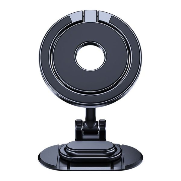D50-1 Magnetic Folding Car Phone Holder Rotatable Dashboard Stick-On Navigation Stand