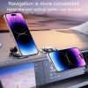 D50-1 Magnetic Folding Car Phone Holder Rotatable Dashboard Stick-On Navigation Stand - Image 10