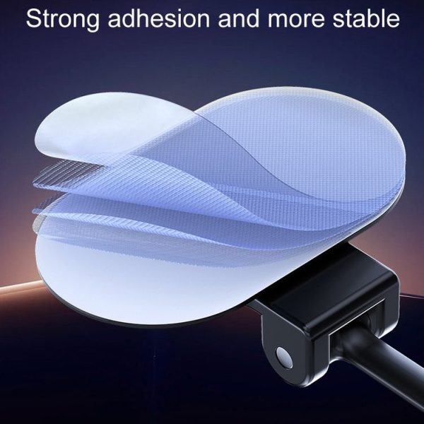 D50-1 Magnetic Folding Car Phone Holder Rotatable Dashboard Stick-On Navigation Stand - Image 7