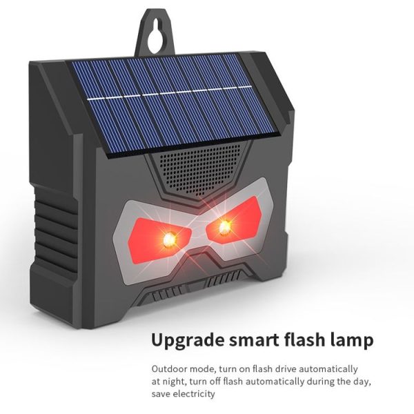 Outdoor Ultrasonic Solar Mouse Repeller LED Flash Animal Repeller (SJZ059) - Image 2