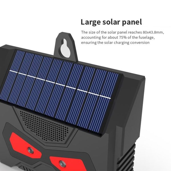 Outdoor Ultrasonic Solar Mouse Repeller LED Flash Animal Repeller (SJZ059) - Image 3