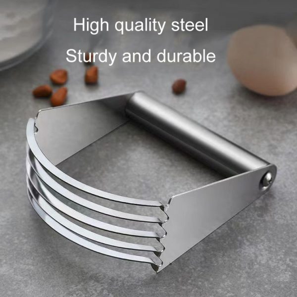Stainless Steel Cutter 5-Layer Curved Dough Mixer Kitchen Baking Flour Cutter Gadgets (91g) - Image 4
