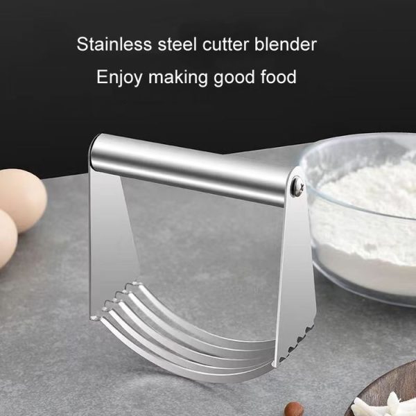 Stainless Steel Cutter 5-Layer Curved Dough Mixer Kitchen Baking Flour Cutter Gadgets (91g) - Image 5