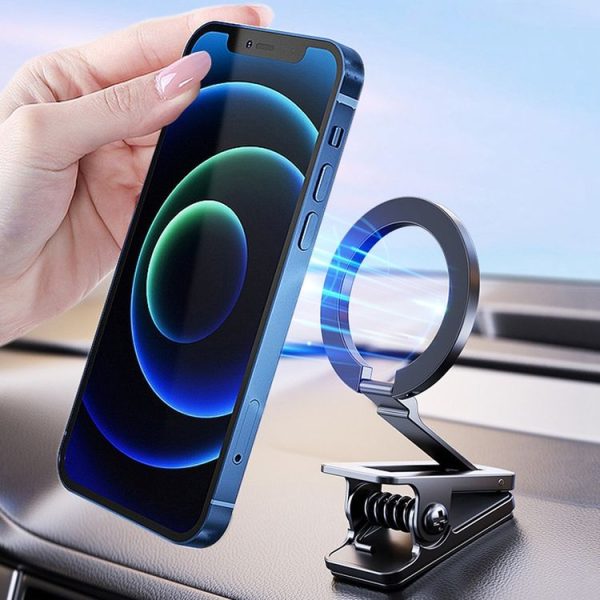 D53 Car Magnetic Cell Phone Holder Multifunctional Portable Clip Stands - Image 2