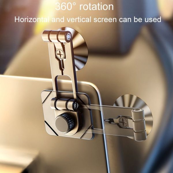 D30 Foldable Suspension Car Phone Holder Magnetic Adhesive Type Metal Navigation Stand - Image 6