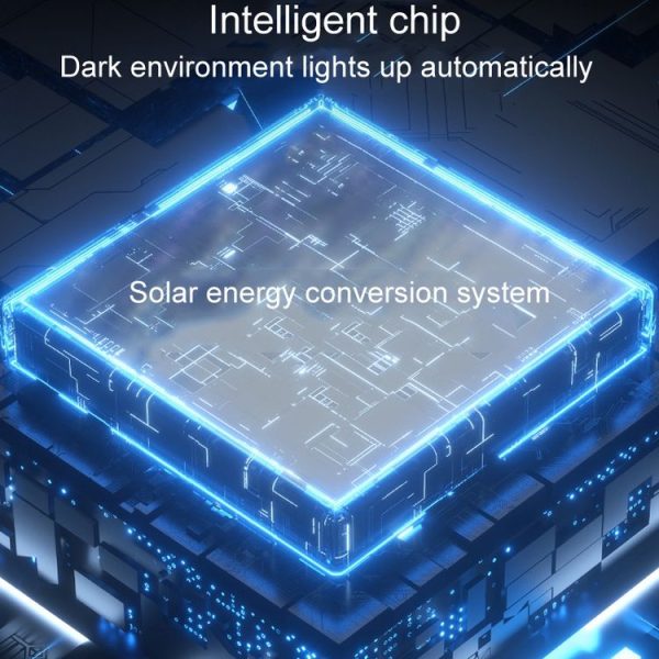 Car Temporary Parking License Plate Solar Rechargeable Luminous Parking Card (Black) - Image 9