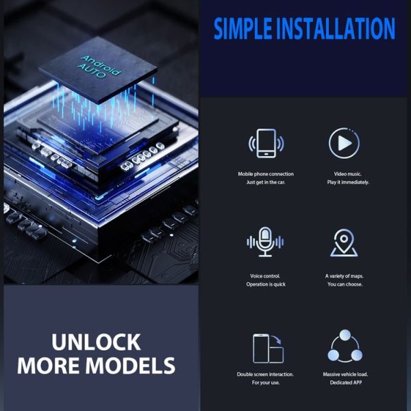 Android Car Carplay Box Wired to Wireless Bluetooth Adapter - Image 8