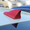 Solar Remote Control Signal Radio Shark Fin Antenna Anti-Tailgating Roof Warning Light (Red) - Image 2
