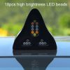 Solar Remote Control Signal Radio Shark Fin Antenna Anti-Tailgating Roof Warning Light (Red) - Image 9