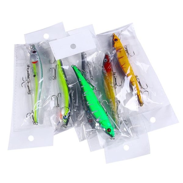 6colors / Set HENGJIA MI169 Submerged Minnow Dummy Bait Lua Hard Fishing Lures, Size: 12cm 13.6g - Image 6