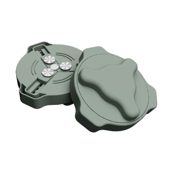 Magnetic Rotatable Can Opener Portable Beer Coke Manual Bottle Opener (Green)