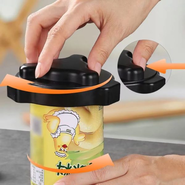 Magnetic Rotatable Can Opener Portable Beer Coke Manual Bottle Opener (Green) - Image 3