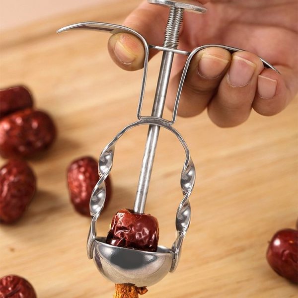 304 Stainless Steel Red Date Pitcher Kitchen Pitting Tool Household Cherry Corer - Image 2