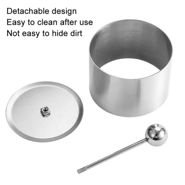 Small Stainless Steel Tiramisu Mold Mousse Cake Disk Mold - Image 4